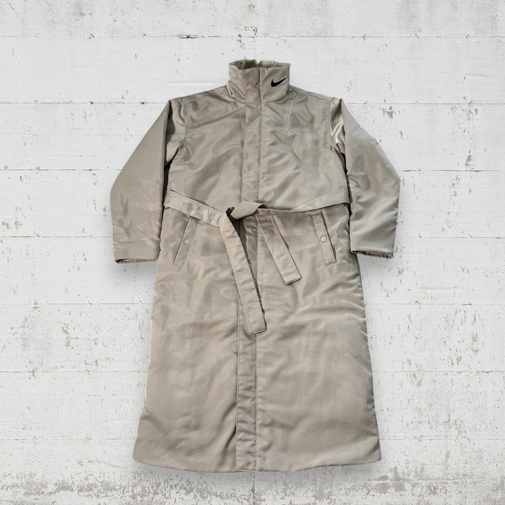 Nike‎ Sportswear Women's S EcoDown Parka Long Coat DX1799 Retail $250 Beige
